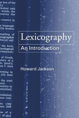 Lexicography, An Introduction