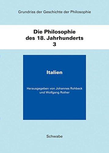 Grundriss der Geschichte der Philosophie / Italien