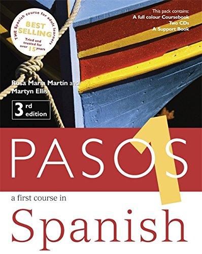 Pasos 1. Complete Pack: A first course in Spanish. Coursebook, Support Book and three CDs