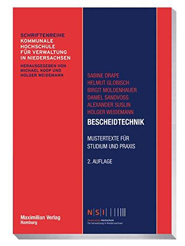 Bescheidtechnik: Mustertexte für Studium und Praxis (NSI-Schriftenreihe)