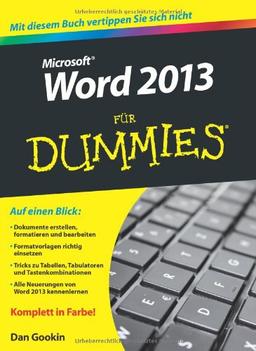 Word 2013 für Dummies (Fur Dummies)