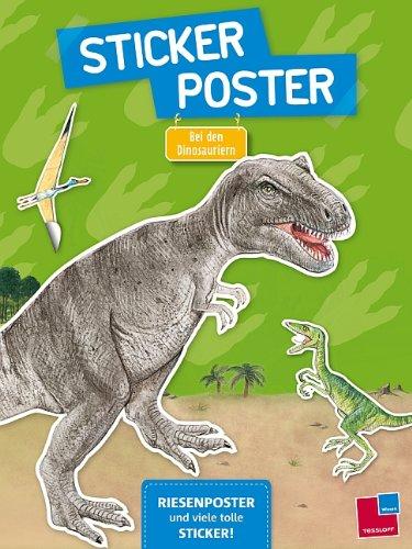 Sticker-Poster: Bei den Dinosauriern