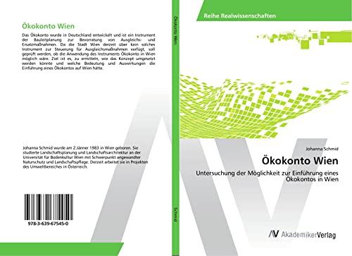 Ökokonto Wien: Untersuchung der Möglichkeit zur Einführung eines Ökokontos in Wien