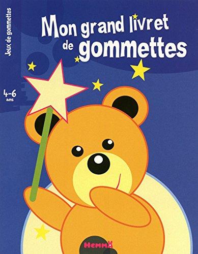 Mon grand livret de gommettes : ours jaune