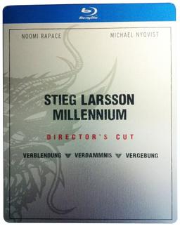 Stieg Larsson Millennium (Director's Cut) Steelbook  [3 Blu-ray]