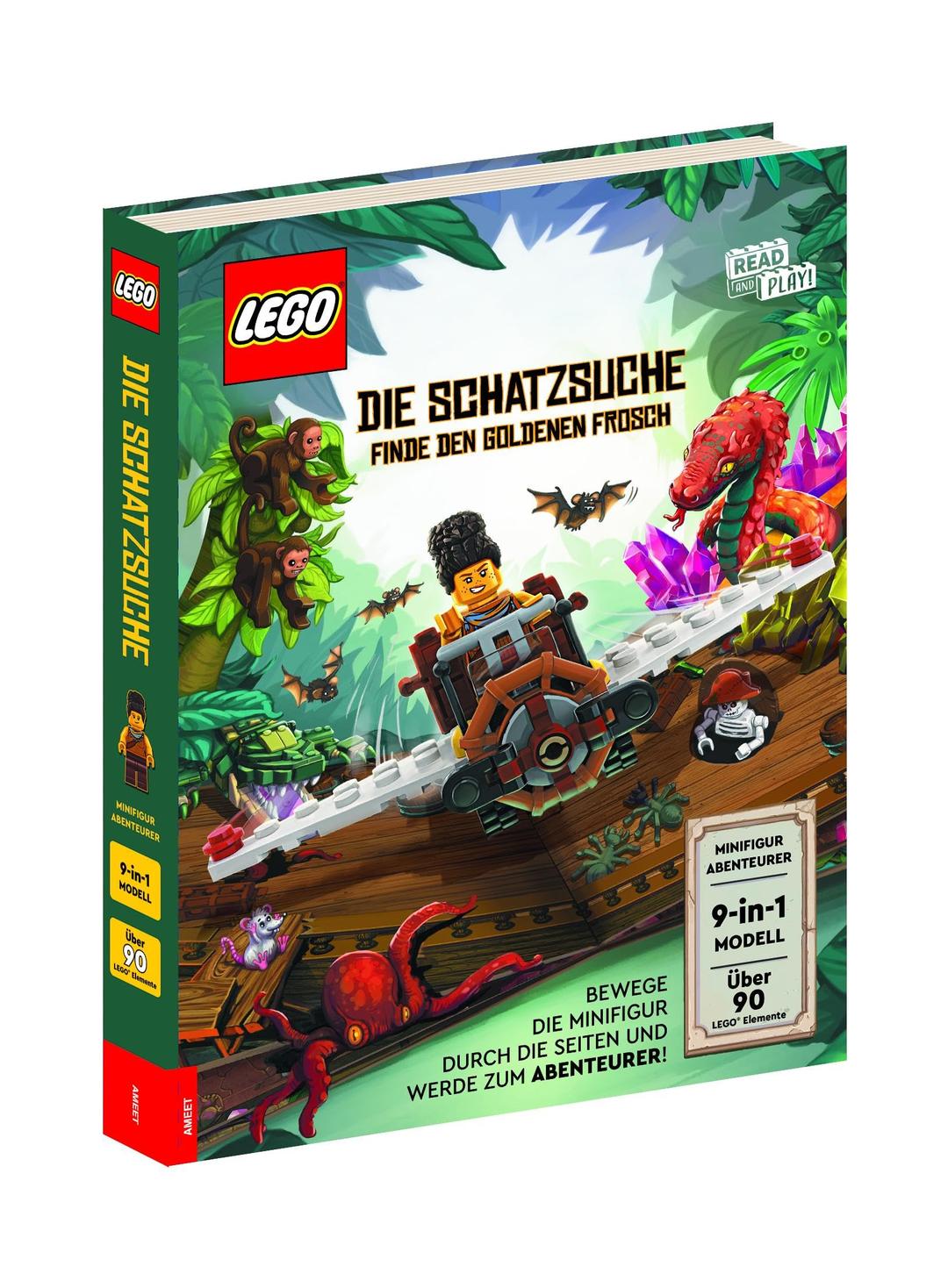 LEGO® - Die Schatzsuche - Finde den goldenen Frosch: mit Minifigur "Anna Wilson" und über 90 LEGO-Steinen