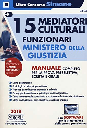 15 Mediatori Culturali - Funzionari Ministero della Giustizia