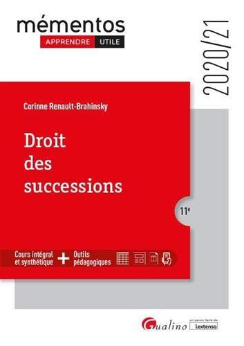 Droit des successions : 2020-2021