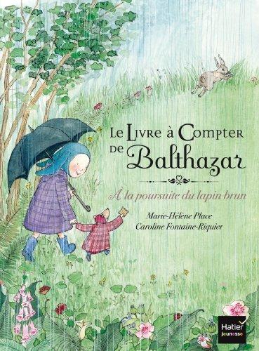 Le livre à compter de Balthazar : à la poursuite du lapin brun