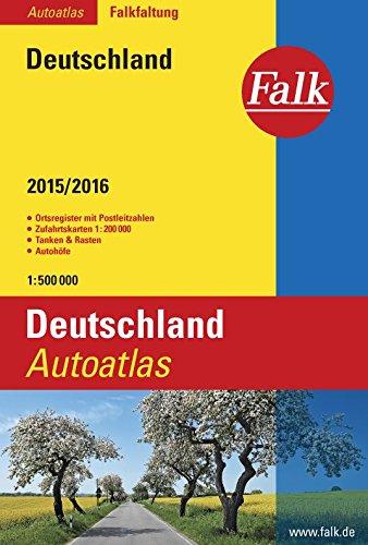 Falk Autoatlas Falkfaltung Deutschland 2015/2016 1:500 000