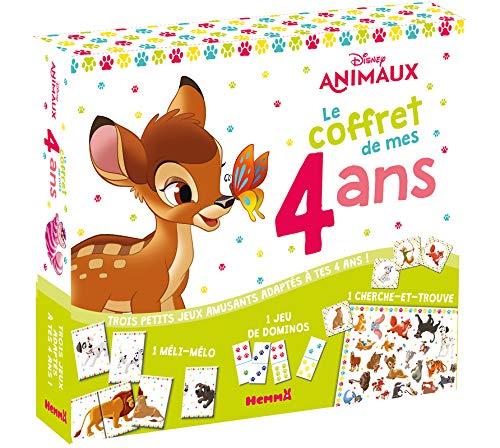 Disney animaux : le coffret de mes 4 ans : trois petits jeux amusants adaptés à tes 4 ans !