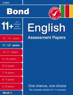 Bond More Fifth Papers in English 11-12+ Years (Bond Assessment Papers)