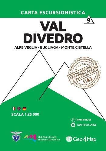 Val Divedro 1 : 25.000: Alpe Veglia - Bugliaga - Monte Cistella