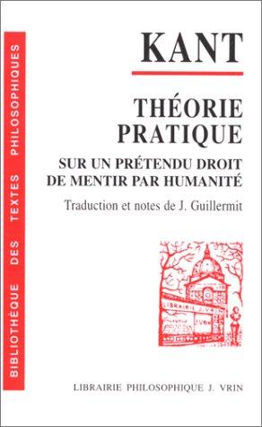 Sur l'expression courante, il se peut que ce soit juste en théorie, mais en pratique cela ne vaut rien : 1793. Sur un prétendu droit de mentir par humanité : 1797