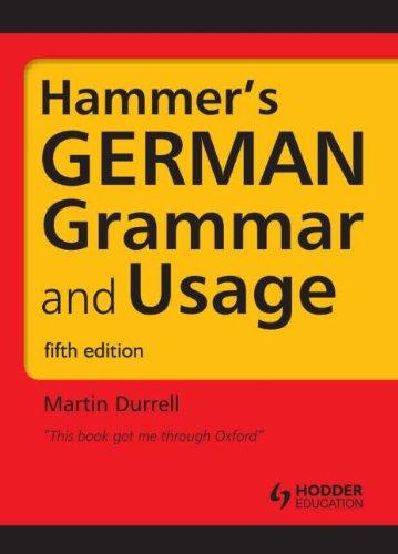 Hammer's German Grammar and Usage (HRG)