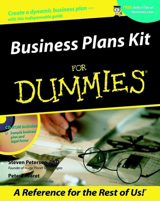 Business Plans Kit For Dummies