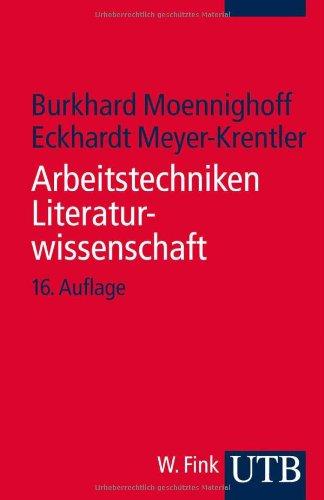 Arbeitstechniken Literaturwissenschaft