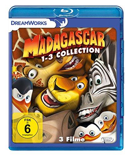 Madagascar 1-3 [Blu-ray]