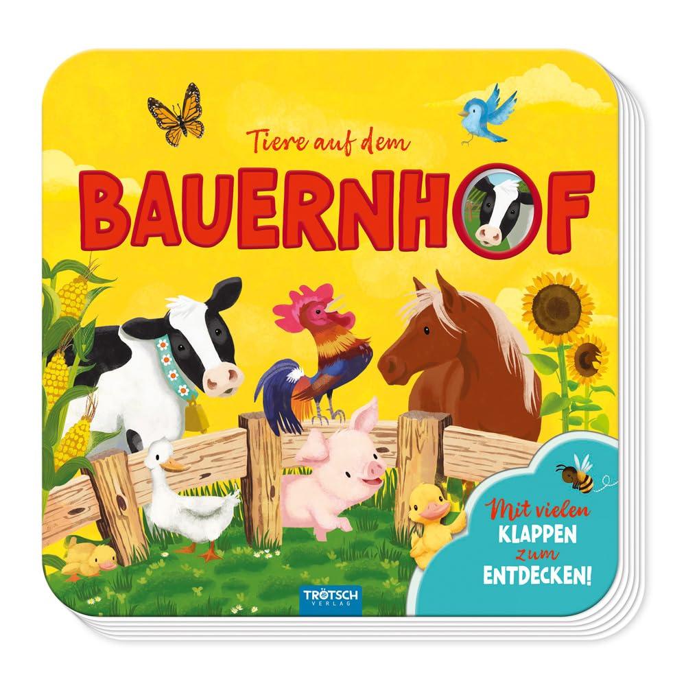 Trötsch Pappenbuch mit Klappen Mein erstes Klappenbuch Tiere auf dem Bauernhof: Beschäftigungsbuch Spielbuch Vorlesebuch