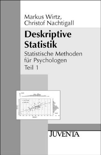 Statistische Methoden für Psychologen, 2 Tle., Tl.1, Deskriptive Statistik: Statistische Methoden für Psychologen 1 (Juventa Paperback)