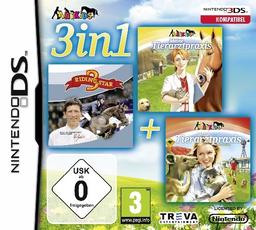 3 in 1 - Meine Tierarztpraxis + Riding Star 3 + Meine Tierarztpraxis: Australien - [Nintendo DS]