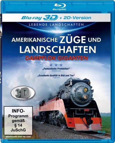 Amerikanische Züge und Landschaften - Dampflok Giganten 3D [3D Blu-ray]