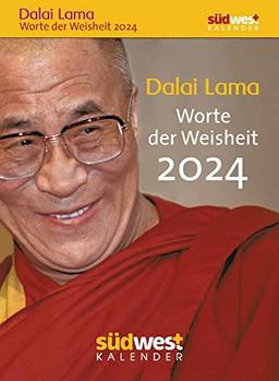 Dalai Lama - Worte der Weisheit 2024 - Tagesabreißkalender zum Aufstellen oder Aufhängen