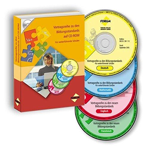 Vortragsreihe auf CD zu den Bildungsstandards - für Grundschulen, 2 CD-ROMs