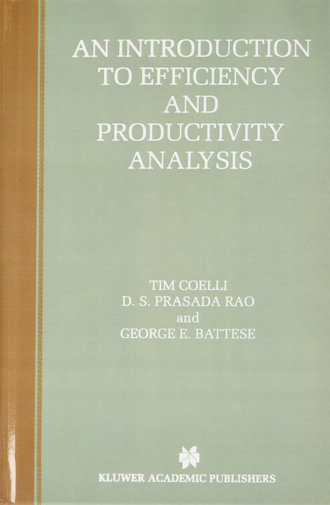 An Introduction to Efficiency and Productivity Analysis