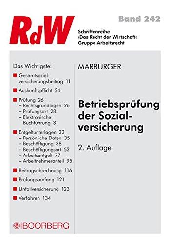 Betriebsprüfung der Sozialversicherung (Schriftenreihe RdW)