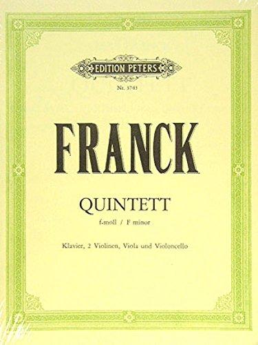 Quintett F-Moll. Violine, Viola, Violoncello, Klavier