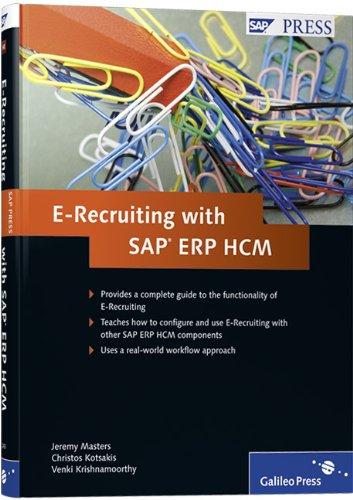 E-Recruiting with SAP ERP HCM (SAP PRESS: englisch)