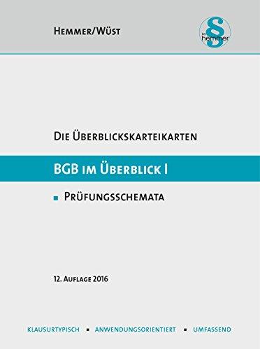 Karteikarten BGB im Überblick (Karteikarten - Zivilrecht)