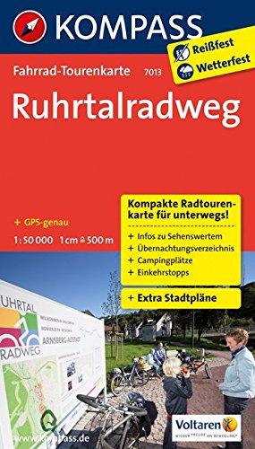 Ruhrtalradweg: Fahrrad-Tourenkarte. GPS-genau. 1:50000. (KOMPASS-Fahrrad-Tourenkarten, Band 7013)