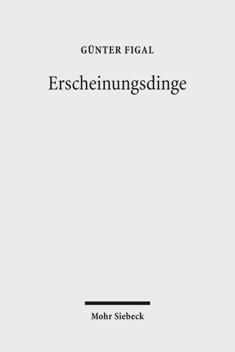 Erscheinungsdinge: Ästhetik als Phänomenologie