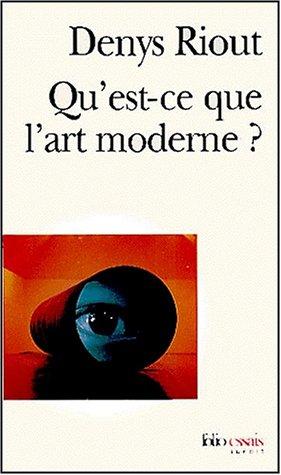 Qu'est-ce que l'art moderne ?