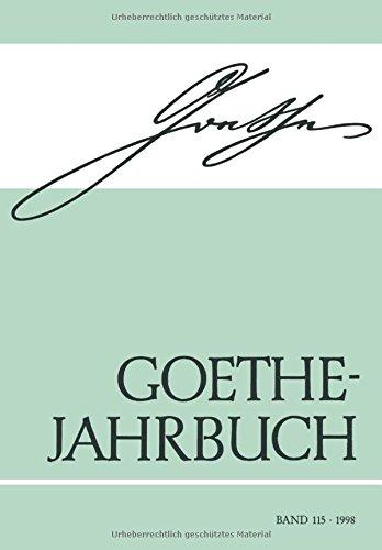 Goethe-Jahrbuch, Bd. 115: 1998