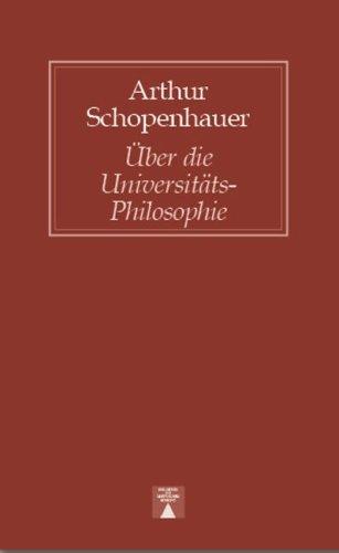 Ueber die Universitäts-Philosophie