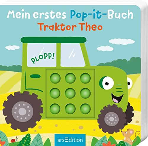 Mein erstes Pop-it-Buch – Traktor Theo: Plopp! | Ein erstes Spielbuch für kleine Kinder ab 18 Monaten