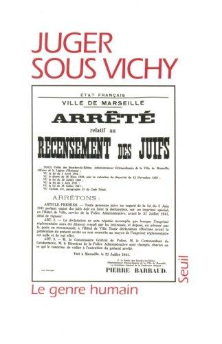 Juger sous Vichy