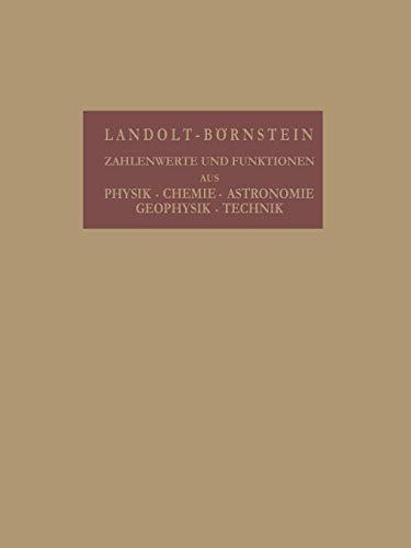 Astronomie und Geophysik (Landolt-Börnstein: Zahlenwerte und Funktionen aus Physik, Chemie, Astronomie, Geophysik und Technik, 3, Band 3)