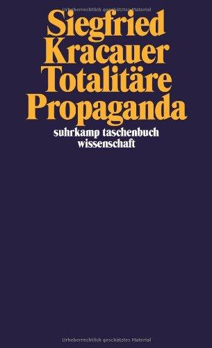 Totalitäre Propaganda (suhrkamp taschenbuch wissenschaft)