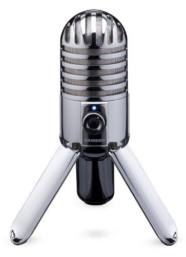 Samson Meteor Mic USB Studio/Podcast Mikrofon silber