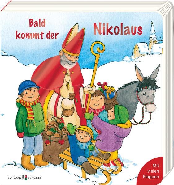 Bald kommt der Nikolaus (Pappbilderbücher mit Türchen)