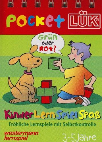 pocketLÜK: KinderLernSpielSpaß: 3-5 Jahre: Fröhliche Lernspiele mit Selbstkontrolle