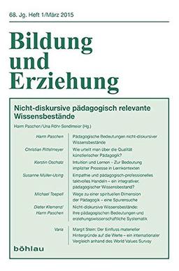 Pädagogische Bedeutung nicht-diskursiver Wissensbestände (Bildung und Erziehung)