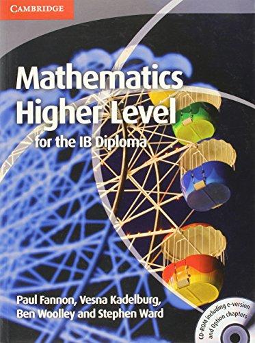 Mathematics for the IB Diploma: Higher Level with CD-ROM