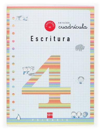 Cuaderno 4 de escritura, Cuadrícula. 2 Primaria