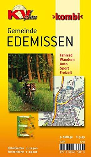 Edemissen: 1:12.500 Gemeindeplan mit Freizeitkarte 1:25.000 inkl. Rad- und Wanderwegen (KVplan-Kombi-Reihe / http://www.kv-plan.de/reihen.html)