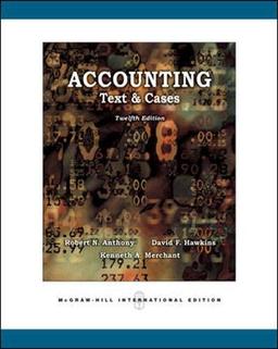 Accounting: Texts and Cases